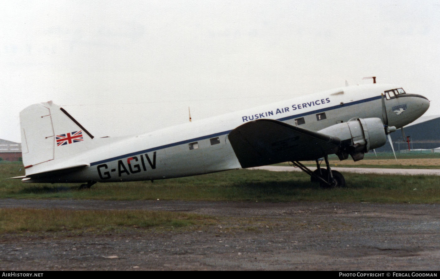 Aircraft Photo of G-BHUB / G-AGIV | Douglas C-47A Skytrain | Ruskin Air Services | AirHistory.net #819761