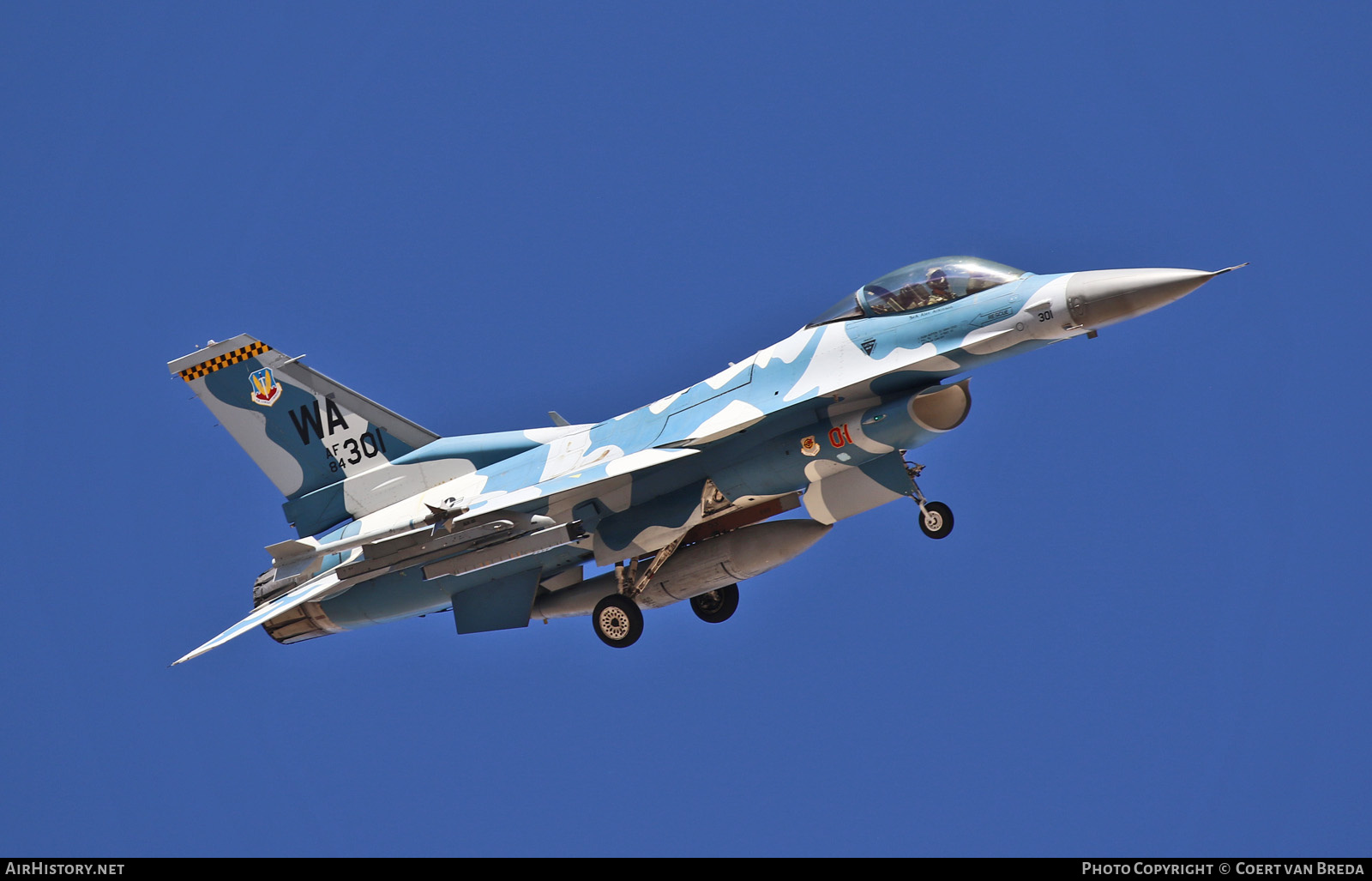 Aircraft Photo of 84-1301 / AF84301 | General Dynamics F-16C Fighting Falcon | USA - Air Force | AirHistory.net #819794