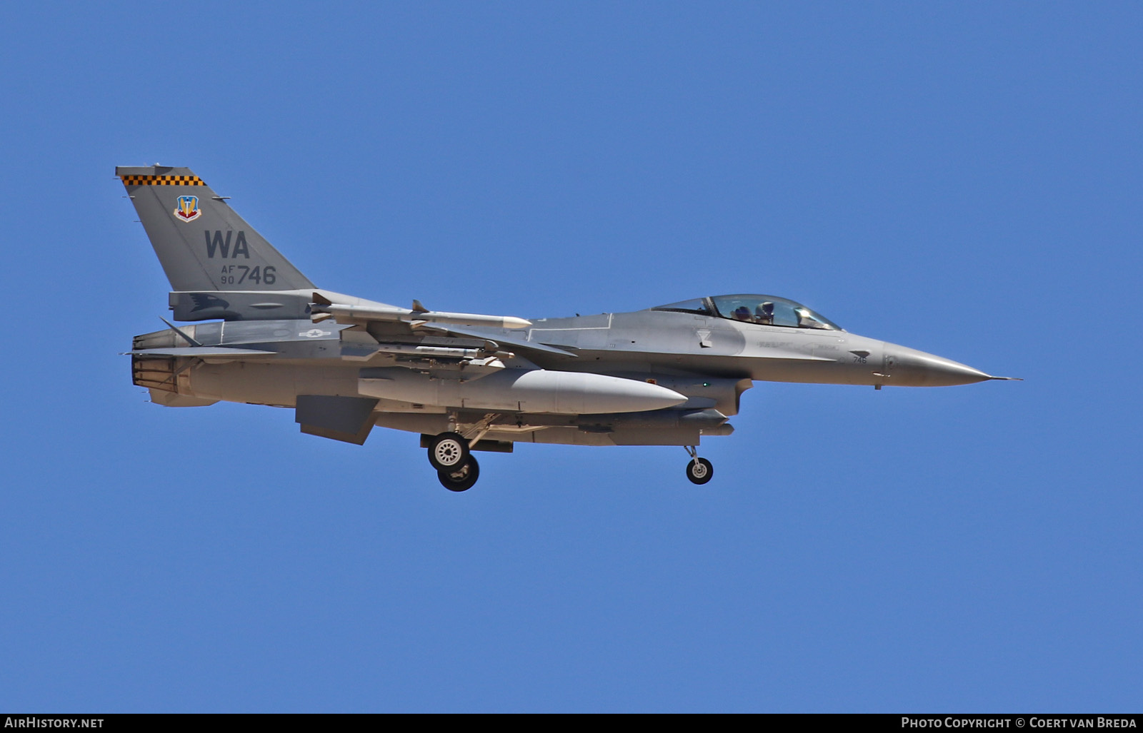 Aircraft Photo of 90-0746 / AF90-746 | General Dynamics F-16C Fighting Falcon | USA - Air Force | AirHistory.net #819864