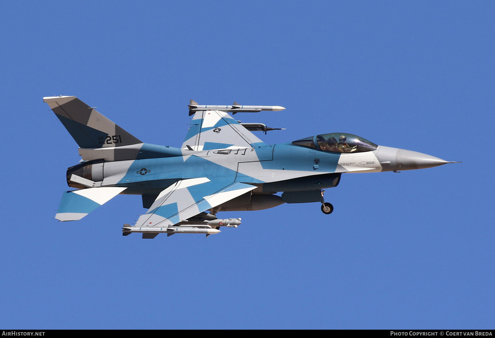 Aircraft Photo of 86-0251 / AF86251 | General Dynamics F-16C Fighting Falcon | USA - Air Force | AirHistory.net #819874