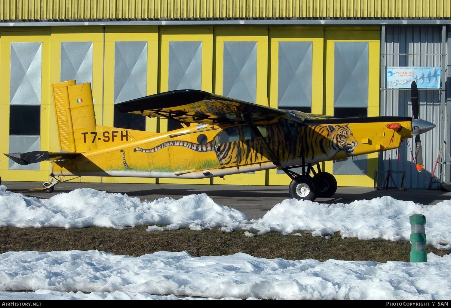 Aircraft Photo of T7-SFH | Pilatus PC-6/B2-H4 Turbo Porter | AirHistory.net #819882