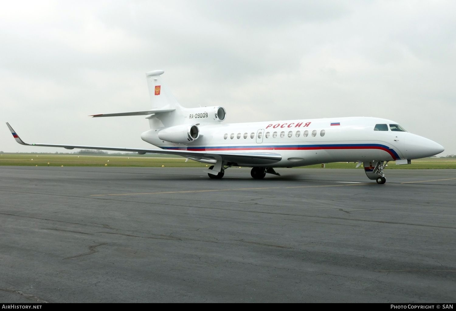 Aircraft Photo of RA-09009 | Dassault Falcon 7X | Rossiya - Special Flight Detachment | AirHistory.net #819891