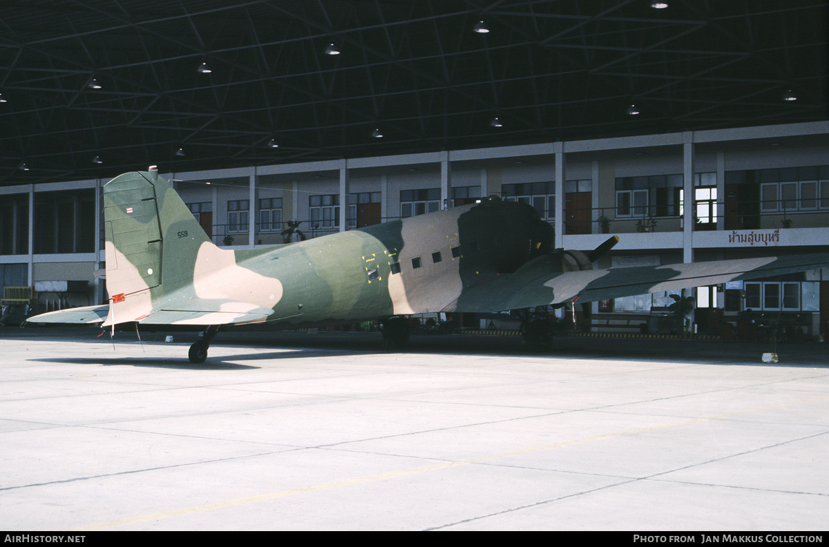 Aircraft Photo of 559 / 43-15559 | Douglas C-47A Dakota | Thailand - Air Force | AirHistory.net #819899