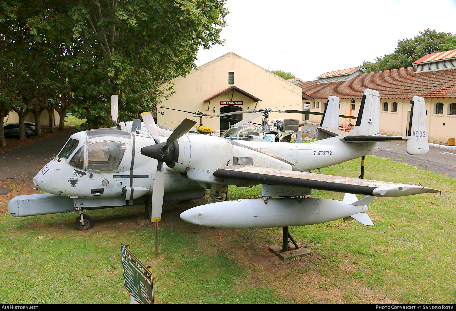 Aircraft Photo of AE-021 | Grumman OV-1C Mohawk | Argentina - Army | AirHistory.net #819906