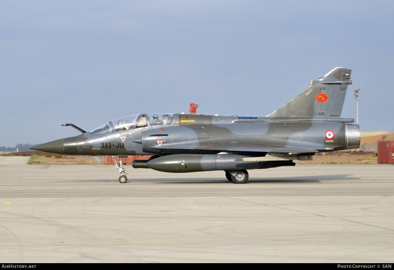 Aircraft Photo of 614 | Dassault Mirage 2000D | France - Air Force | AirHistory.net #819912
