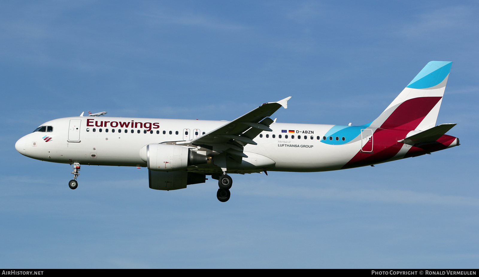 Aircraft Photo of D-ABZN | Airbus A320-216 | Eurowings | AirHistory.net #819931