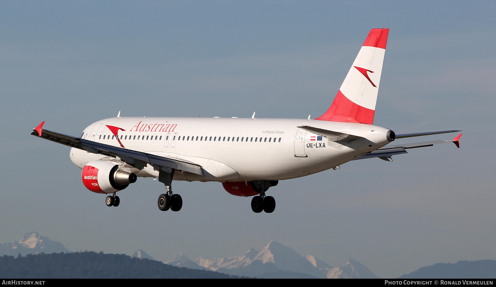 Aircraft Photo of OE-LXA | Airbus A320-216 | Austrian Airlines | AirHistory.net #819934