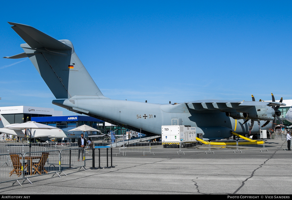 Aircraft Photo of 5431 | Airbus A400M Atlas | Germany - Air Force | AirHistory.net #819947