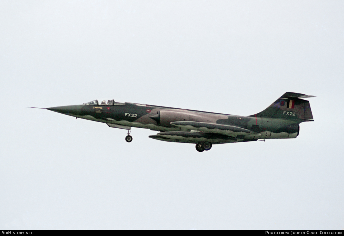 Aircraft Photo of FX22 | Lockheed F-104G Starfighter | Belgium - Air Force | AirHistory.net #819952