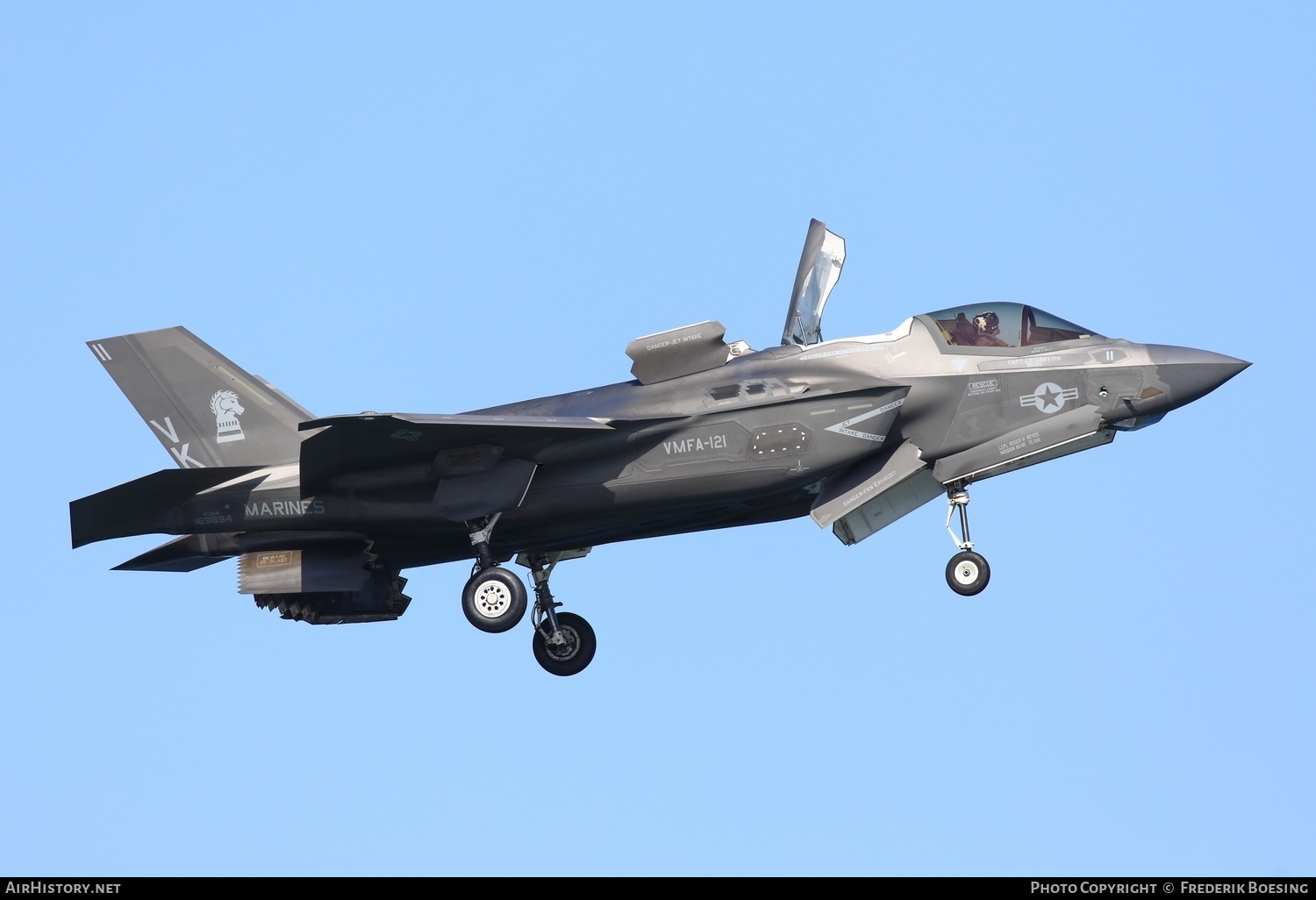 Aircraft Photo of 169694 | Lockheed Martin F-35B Lightning II | USA - Marines | AirHistory.net #819957