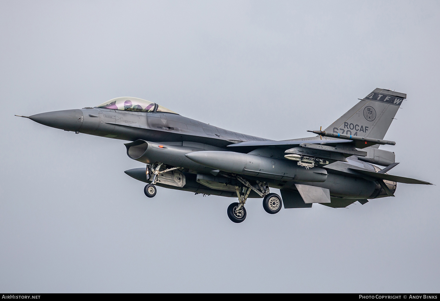 Aircraft Photo of 6704 | Lockheed Martin F-16A-72V Fighting Falcon | Taiwan - Air Force | AirHistory.net #819961