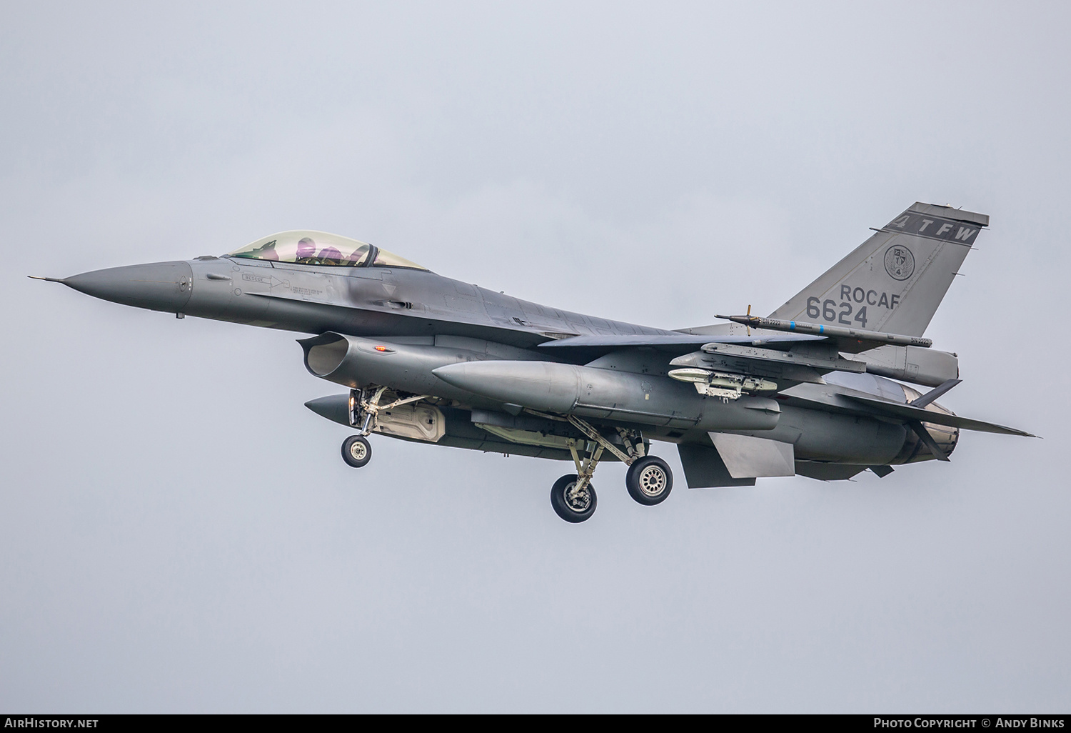 Aircraft Photo of 6624 | Lockheed Martin F-16A-72V Fighting Falcon | Taiwan - Air Force | AirHistory.net #819963