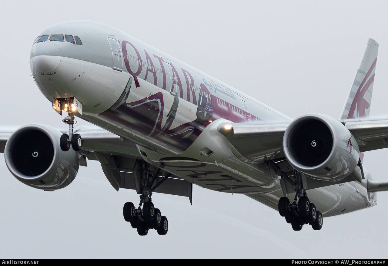 Aircraft Photo of A7-BEL | Boeing 777-300/ER | Qatar Airways | AirHistory.net #819978