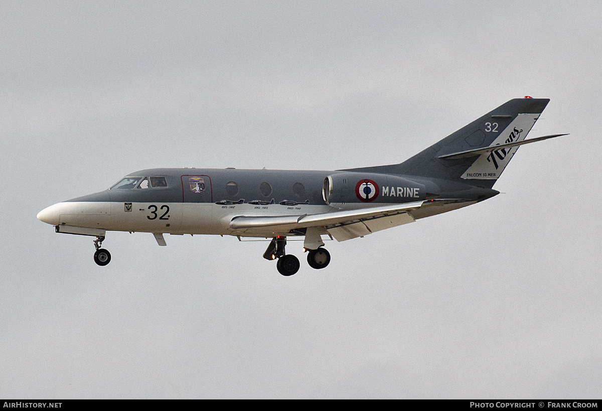 Aircraft Photo of 32 | Dassault Falcon 10MER | France - Navy | AirHistory.net #820009