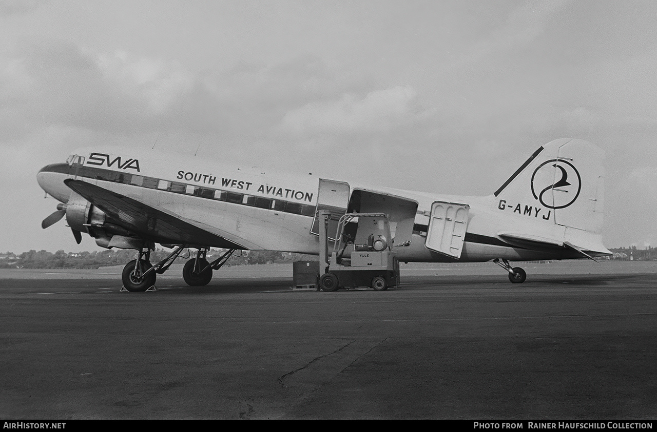 Aircraft Photo of G-AMYJ | Douglas C-47B Dakota Mk.4 | South West Aviation - SWA | AirHistory.net #820021