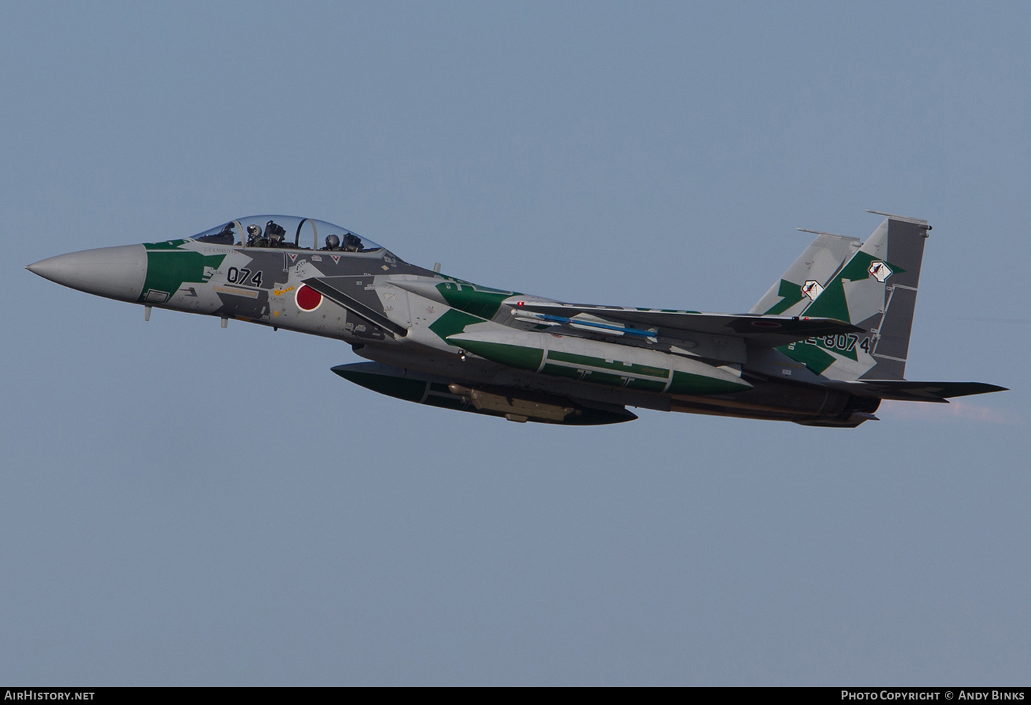 Aircraft Photo of 12-8074 | McDonnell Douglas F-15DJ Eagle | Japan - Air Force | AirHistory.net #820023
