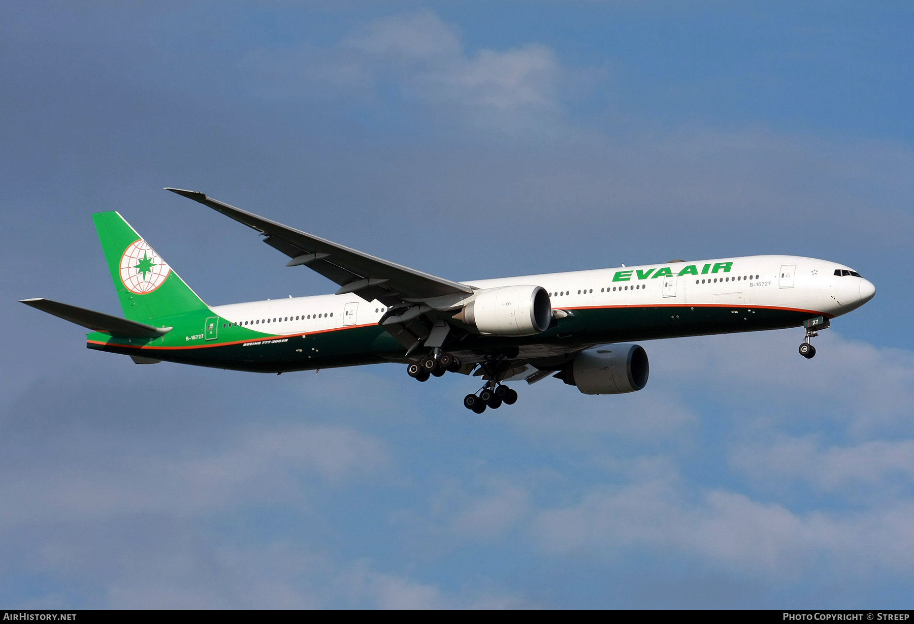 Aircraft Photo of B-16727 | Boeing 777-35E/ER | EVA Air | AirHistory.net #820041
