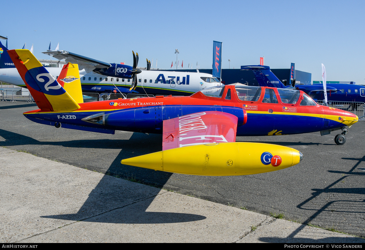Aircraft Photo of F-AZZD | Fouga CM-170R Magister | Patrouille Tranchant | AirHistory.net #820050