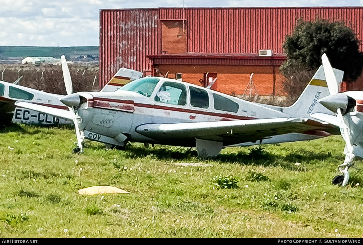 Aircraft Photo of EC-COV | Beech F33A Bonanza | SENASA - Servicios y Estudios para la Navegación Aérea y la Seguridad Aeronautica | AirHistory.net #820052
