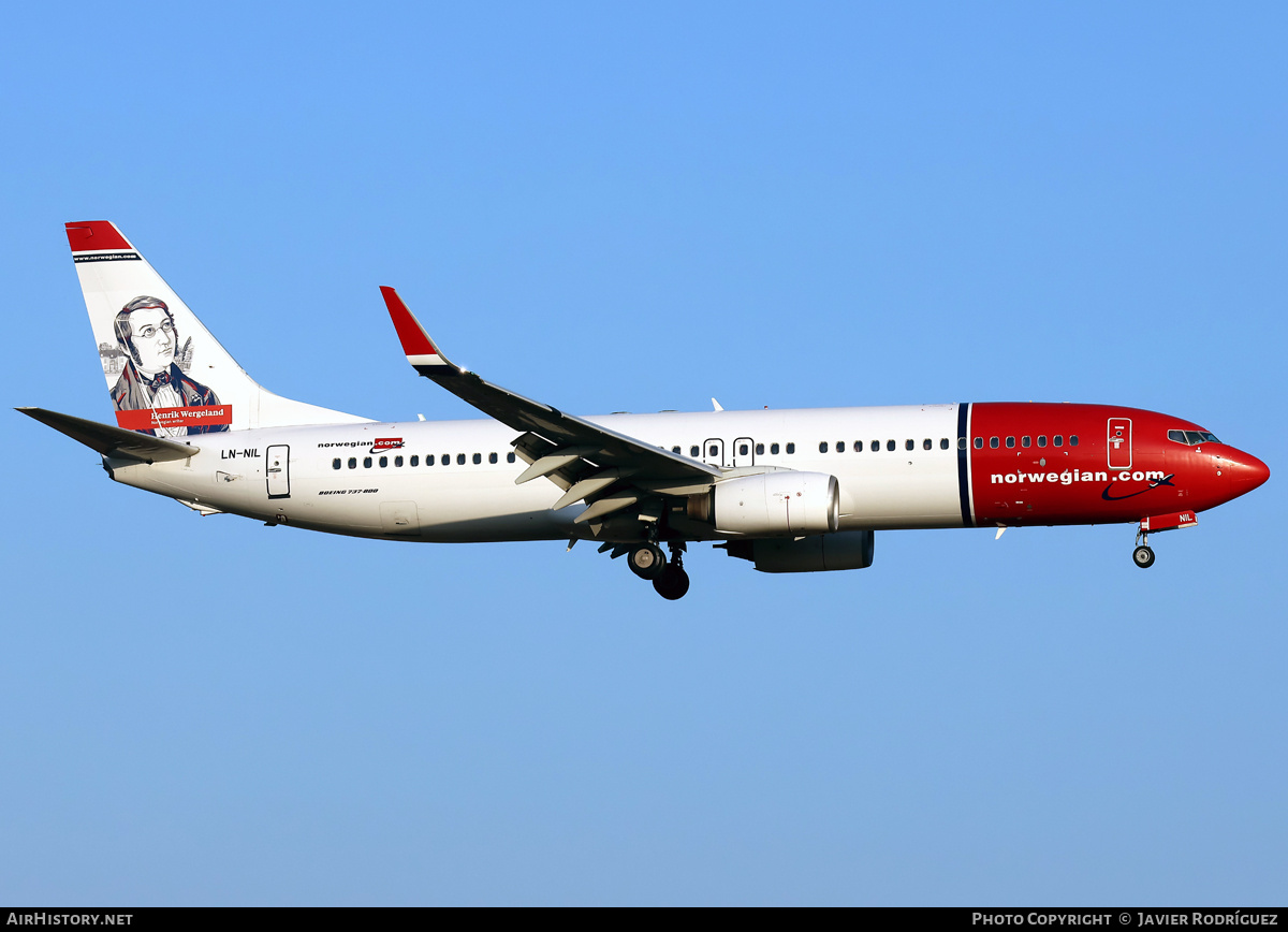 Aircraft Photo of LN-NIL | Boeing 737-8KN | Norwegian | AirHistory.net #820067