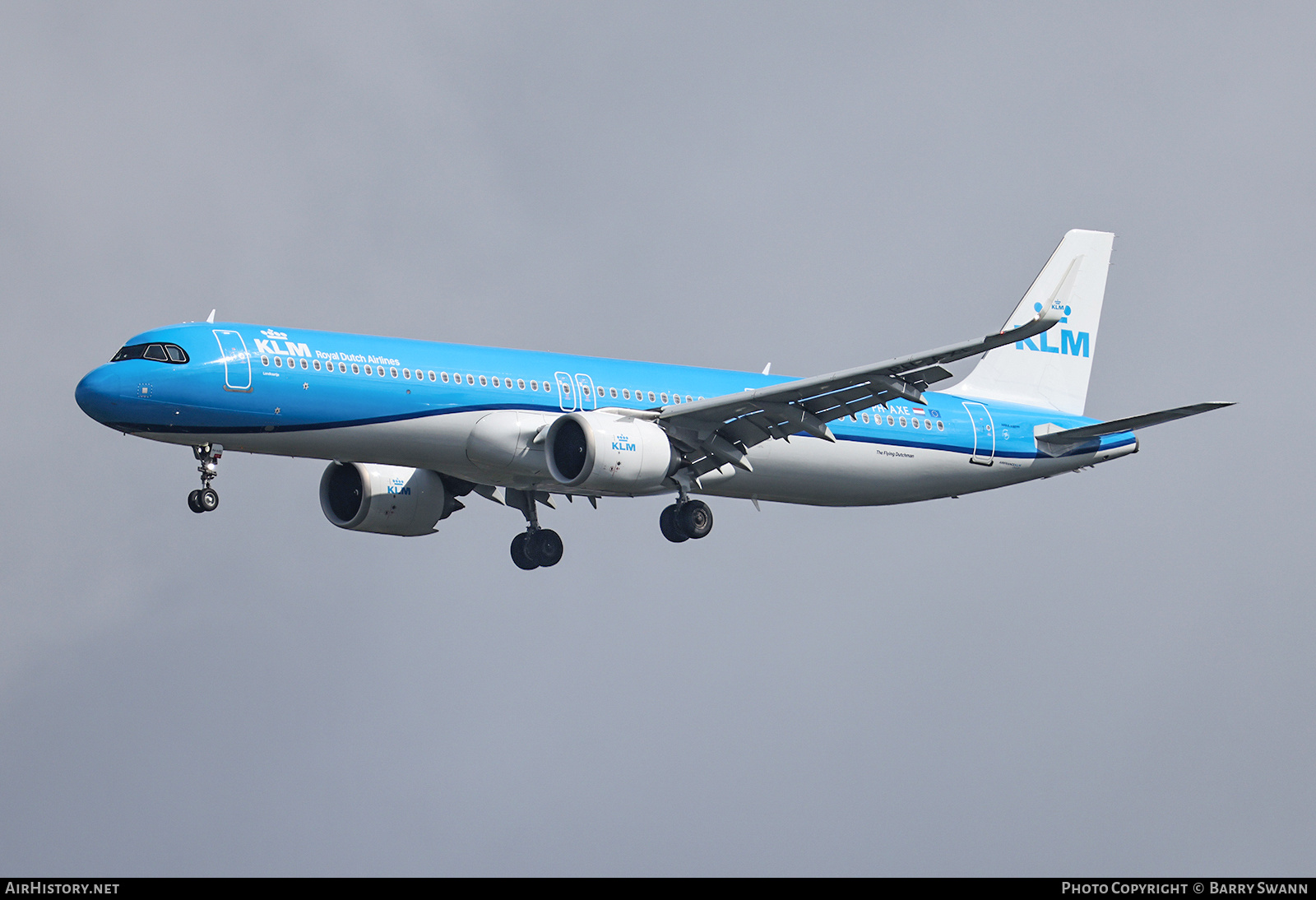 Aircraft Photo of PH-AXE | Airbus A321-252NX | KLM - Royal Dutch Airlines | AirHistory.net #820106