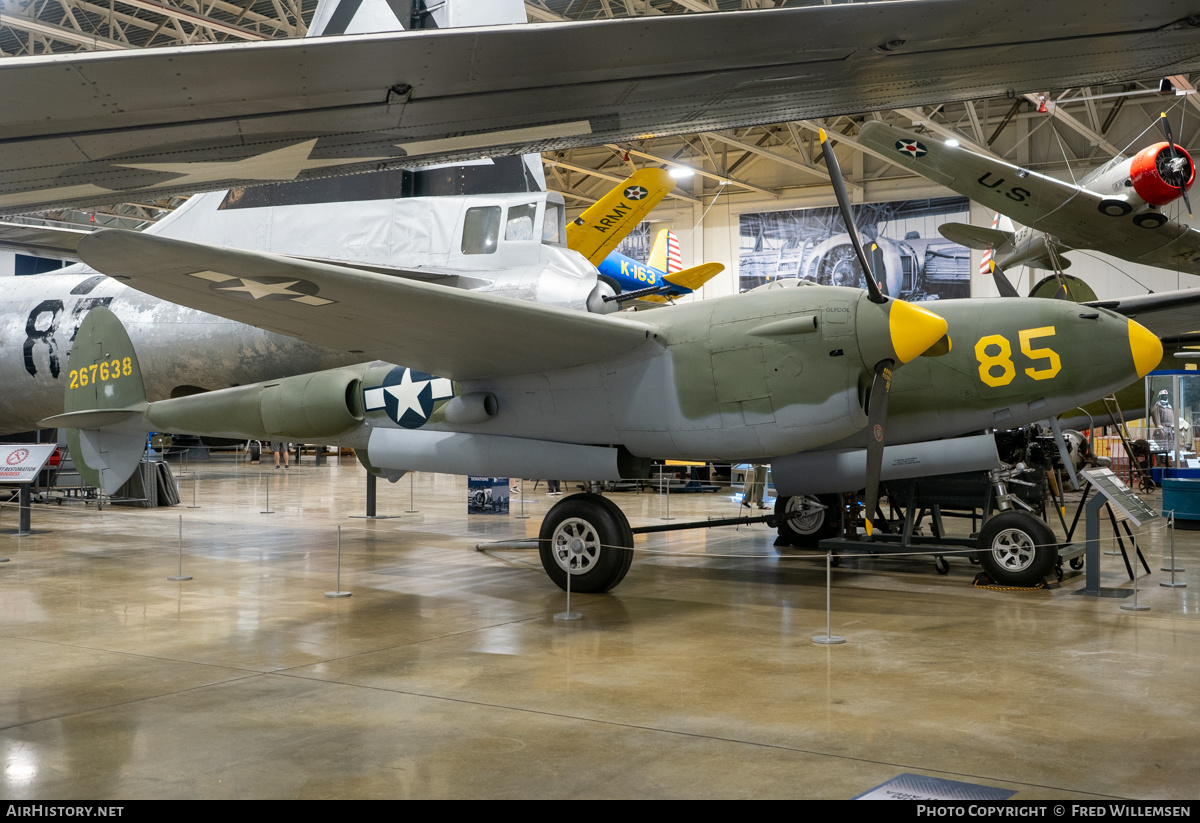 Aircraft Photo of 42-67638 / 267638 | Lockheed P-38J Lightning | USA - Air Force | AirHistory.net #820110