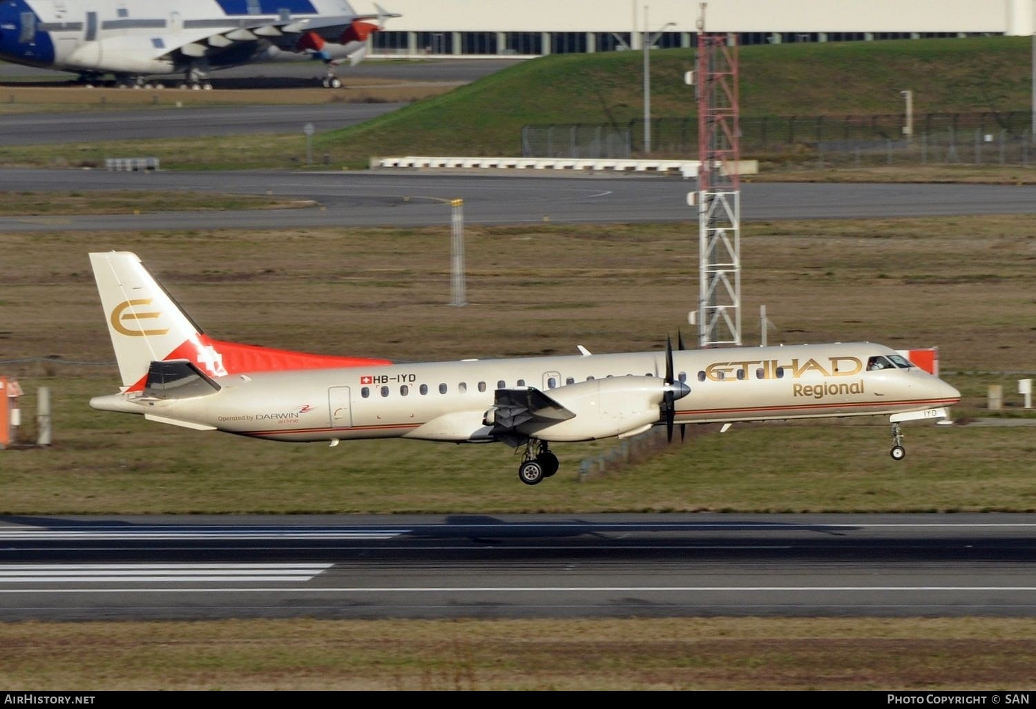 Aircraft Photo of HB-IYD | Saab 2000 | Etihad Regional | AirHistory.net #820115