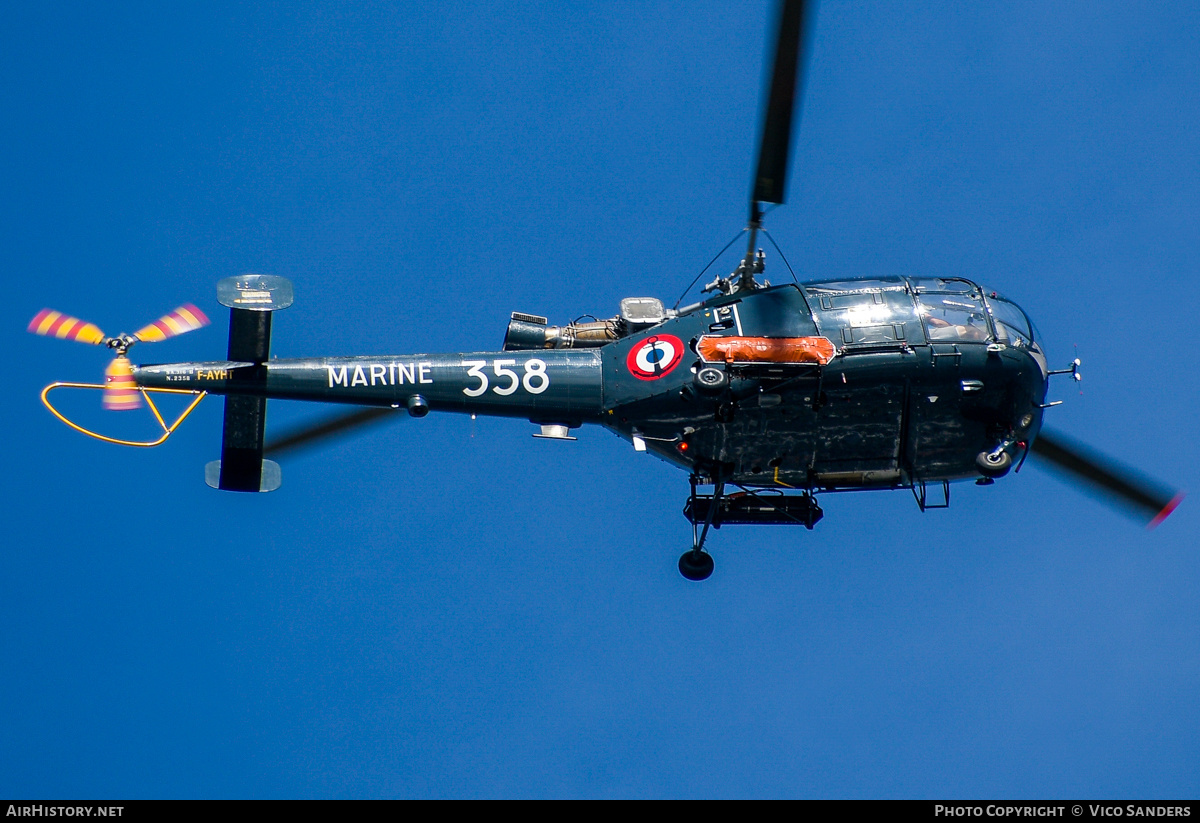 Aircraft Photo of F-AYHT / 358 | Aerospatiale SA-316B Alouette III | France - Navy | AirHistory.net #820146