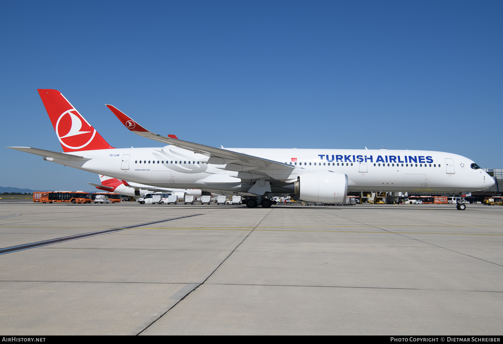 Aircraft Photo of TC-LHE | Airbus A350-941 | Turkish Airlines | AirHistory.net #820255