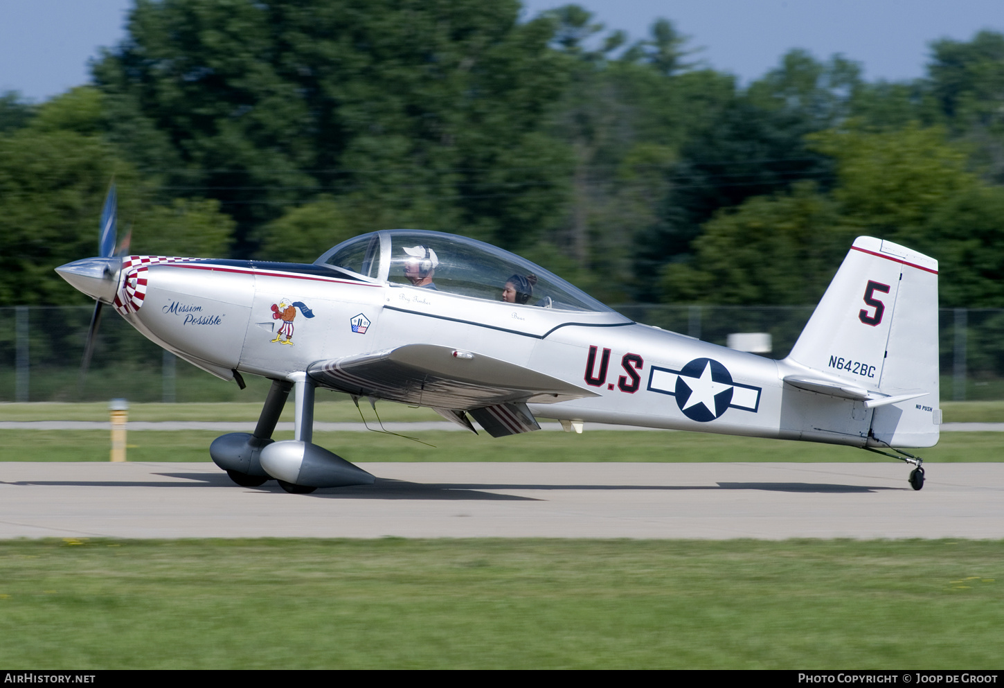 Aircraft Photo of N642BG | Van's RV-8 | USA - Air Force | AirHistory.net #820303