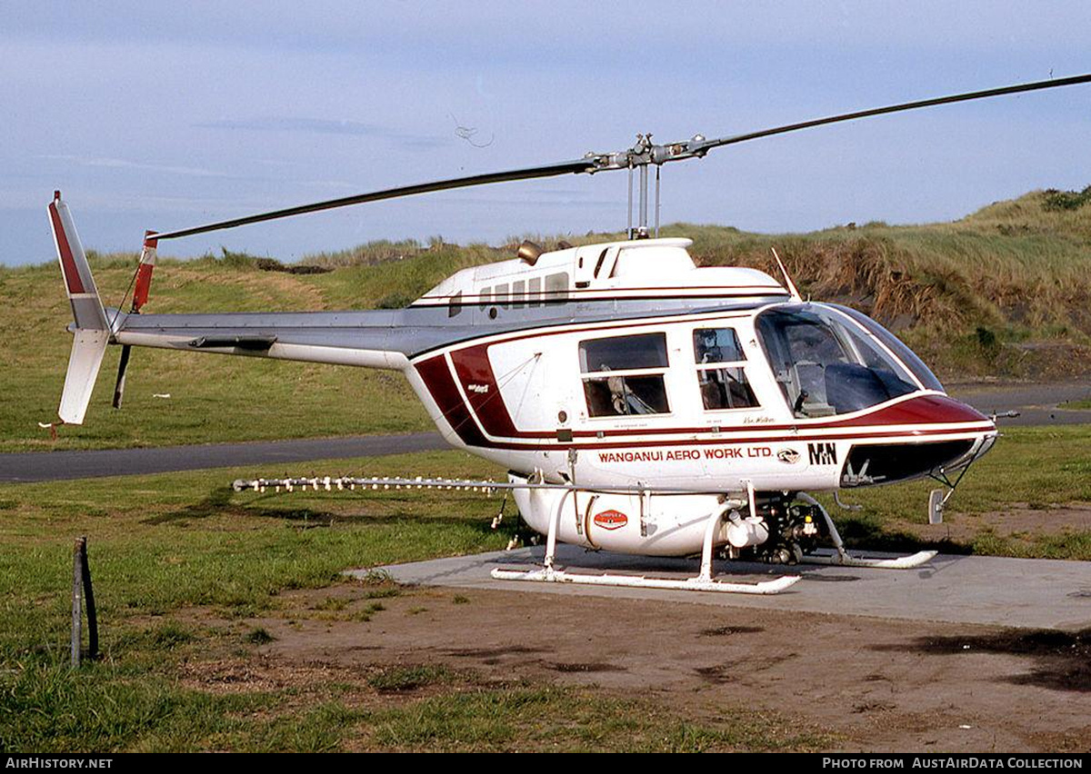 Aircraft Photo of ZK-HMN / MN | Bell 206B-3 JetRanger III | Wanganui Aero Work Ltd. | AirHistory.net #820332
