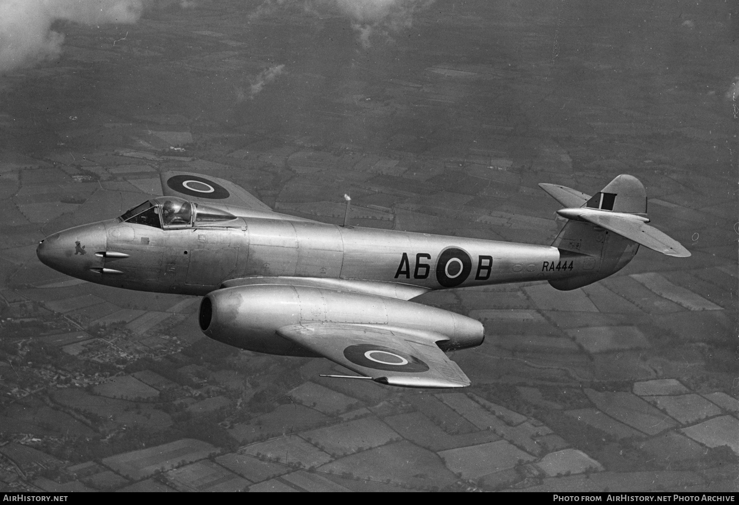 Aircraft Photo of RA444 | Gloster Meteor F4 | UK - Air Force | AirHistory.net #820345