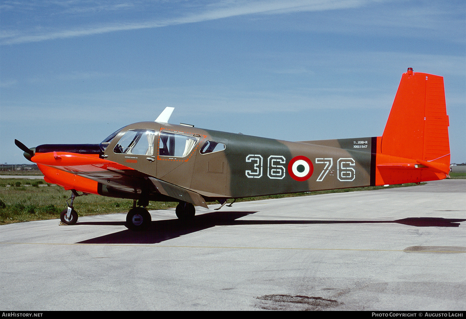 Aircraft Photo of MM61947 | SIAI-Marchetti S-208M | Italy - Air Force | AirHistory.net #820381