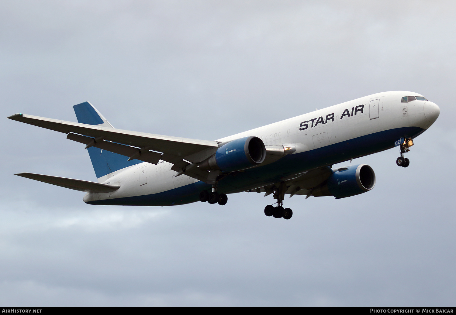 Aircraft Photo of G-MACZ | Boeing 767-25E(BDSF) | Maersk Air | AirHistory.net #820389