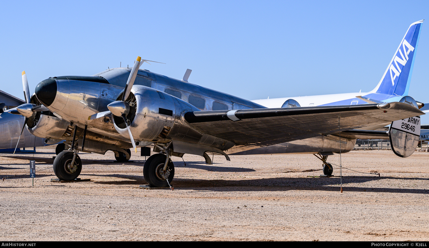 Aircraft Photo of 29646 | Beech UC-45J Expeditor | USA - Army | AirHistory.net #820393