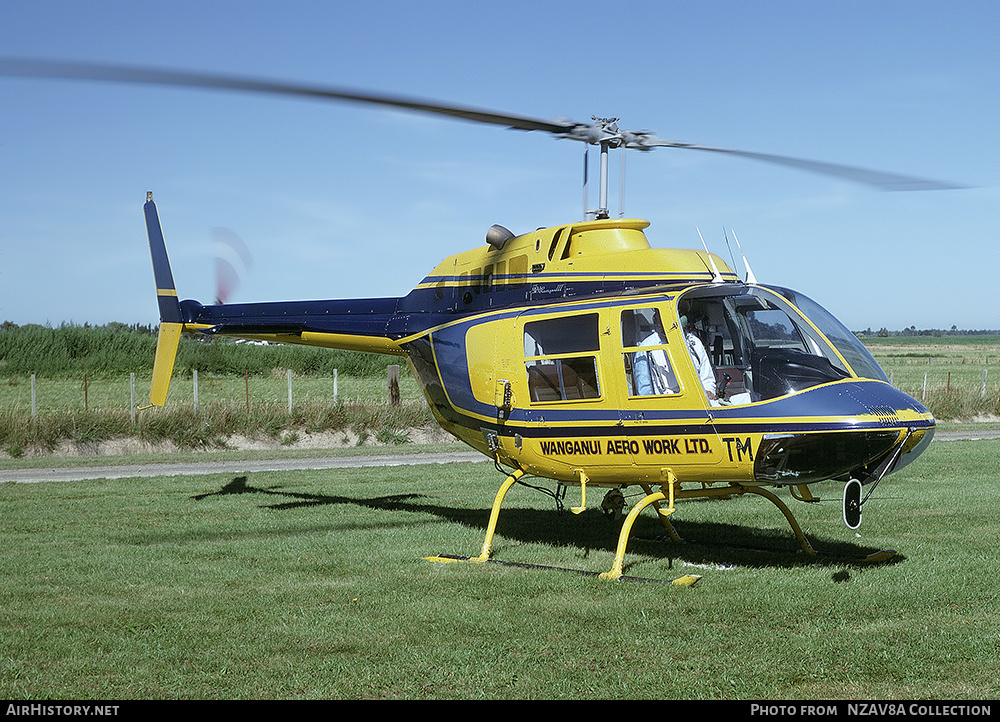 Aircraft Photo of ZK-HTM | Bell 206B JetRanger III | Wanganui Aero Work Ltd. | AirHistory.net #820428