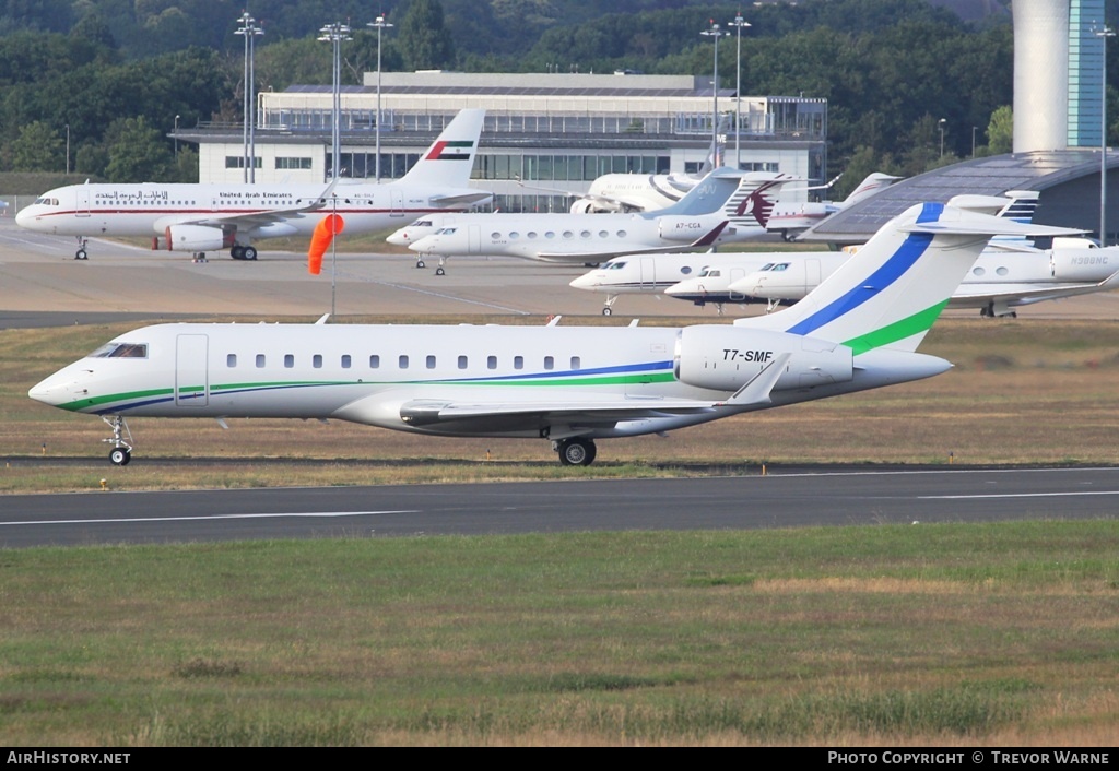 Aircraft Photo of T7-SMF | Bombardier Global Express (BD-700-1A10) | AirHistory.net #820578