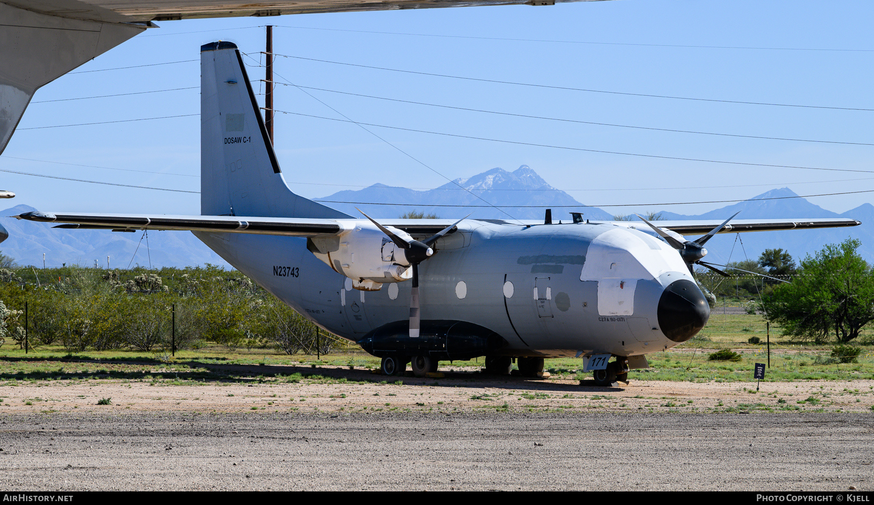 Aircraft Photo of N23743 / 90-0171 | Alenia C-27A Spartan | DoS Air Wing - Department of State | AirHistory.net #820589