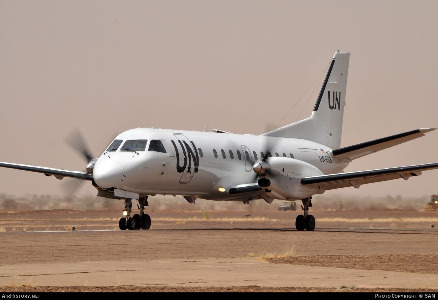 Aircraft Photo of UR-ESB | Saab 340B | United Nations | AirHistory.net #820591