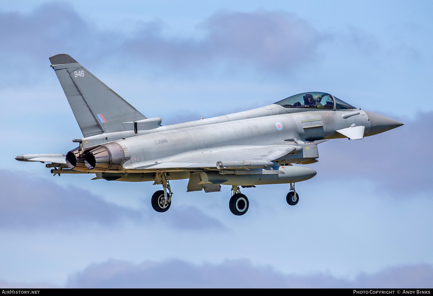 Aircraft Photo of ZJ946 | Eurofighter EF-2000 Typhoon FGR4 | UK - Air Force | AirHistory.net #820596