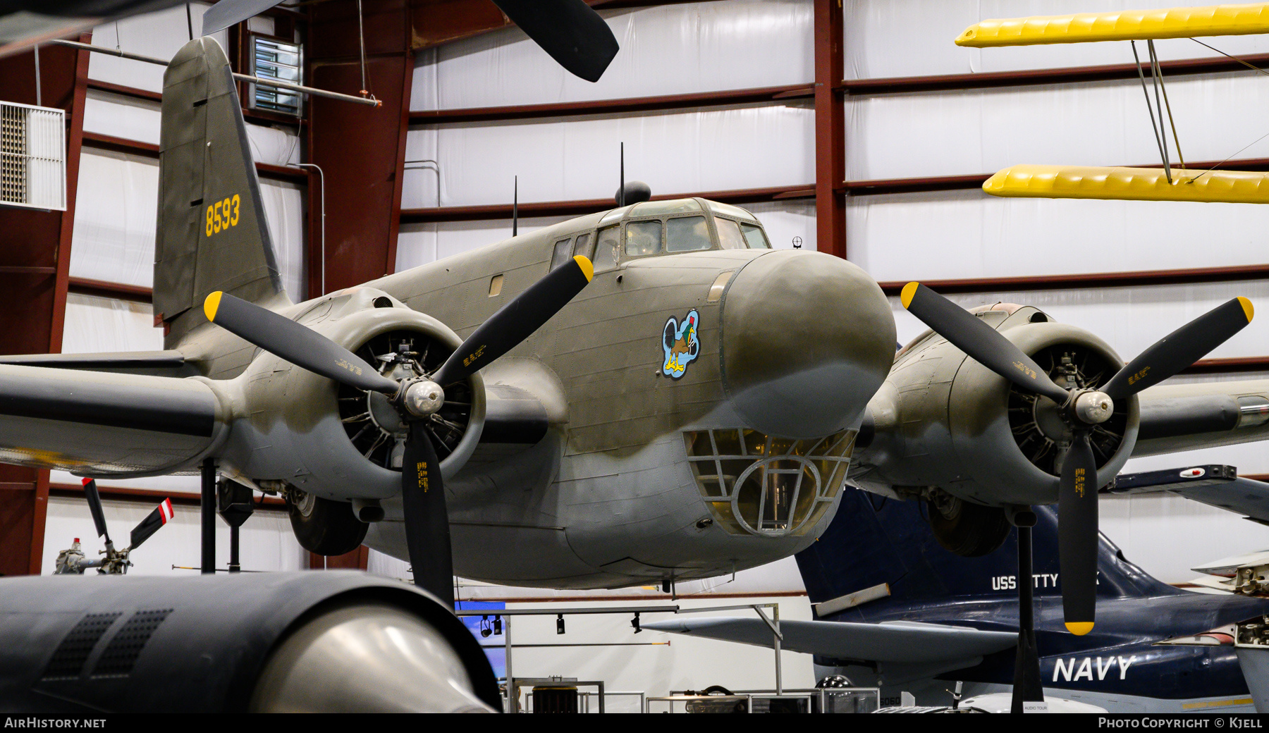 Aircraft Photo of 38-593 / 8593 | Douglas B-18B Bolo | USA - Air Force | AirHistory.net #820611