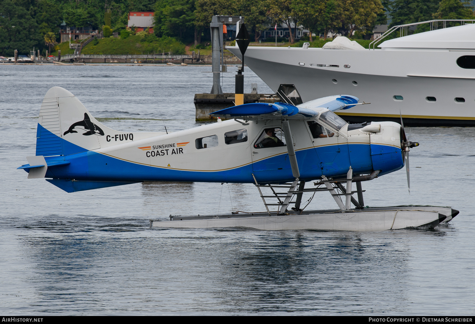 Aircraft Photo of C-FUVQ | De Havilland Canada DHC-2 Beaver Mk.1 | Sunshine Coast Air | AirHistory.net #820623