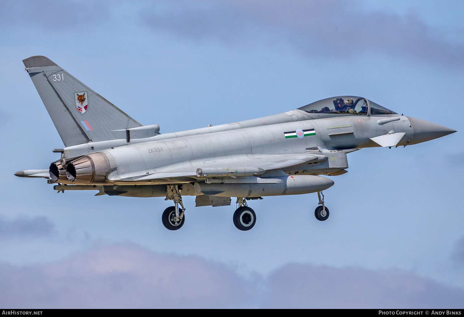 Aircraft Photo of ZK331 | Eurofighter EF-2000 Typhoon FGR4 | UK - Air Force | AirHistory.net #820624