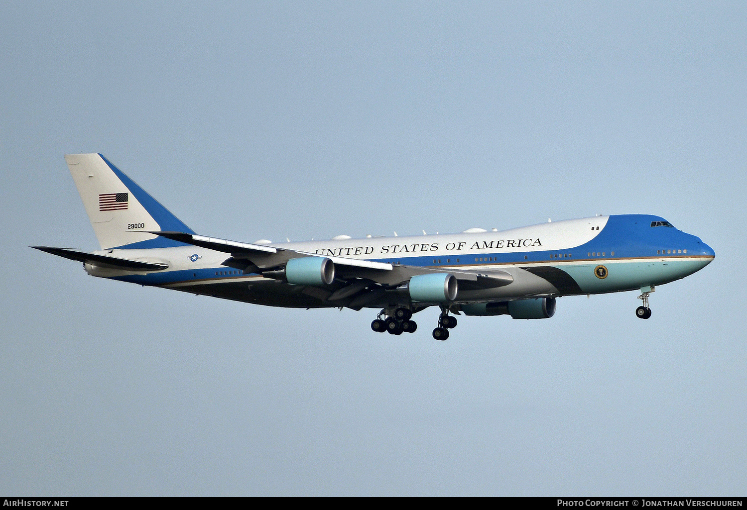 Aircraft Photo of 92-9000 / 29000 | Boeing VC-25A | USA - Air Force | AirHistory.net #820632
