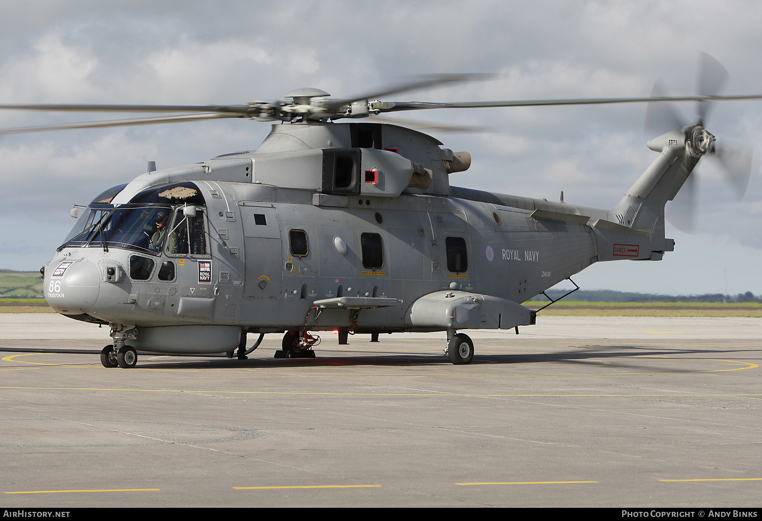 Aircraft Photo of ZH834 | EHI EH101-111 Merlin HM1 | UK - Navy | AirHistory.net #820649