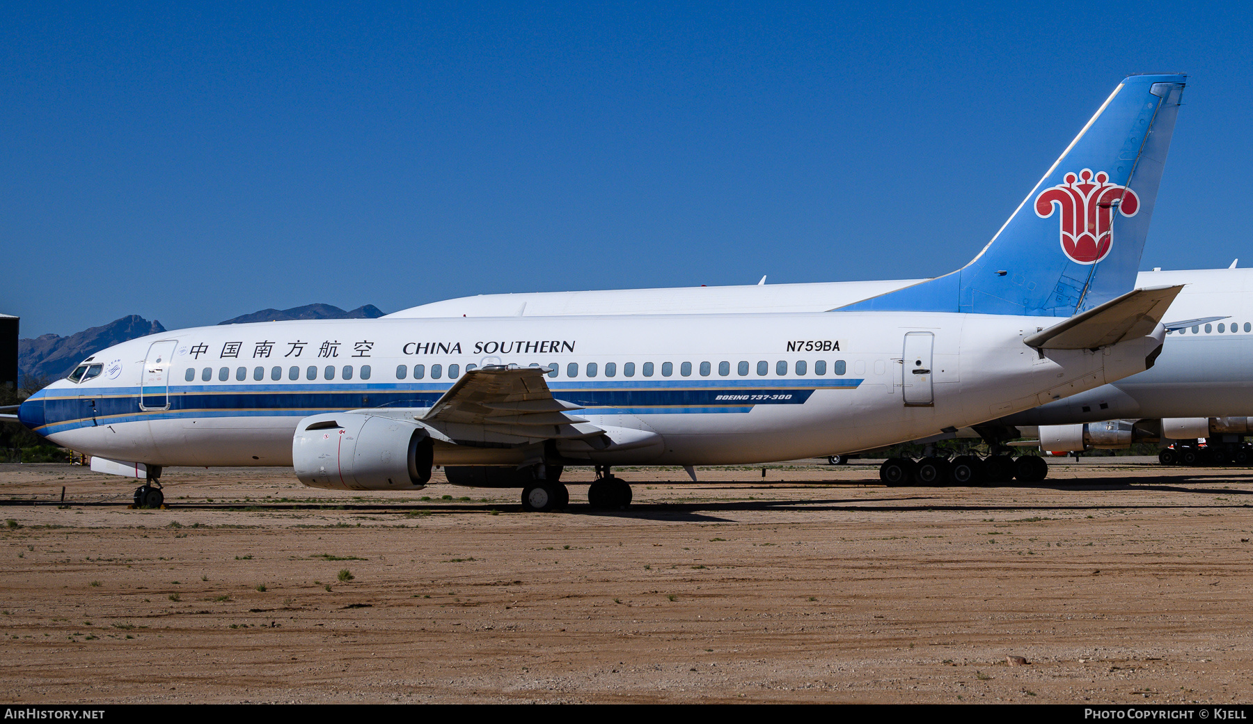 Aircraft Photo of N759BA | Boeing 737-3Q8 | China Southern Airlines | AirHistory.net #820663