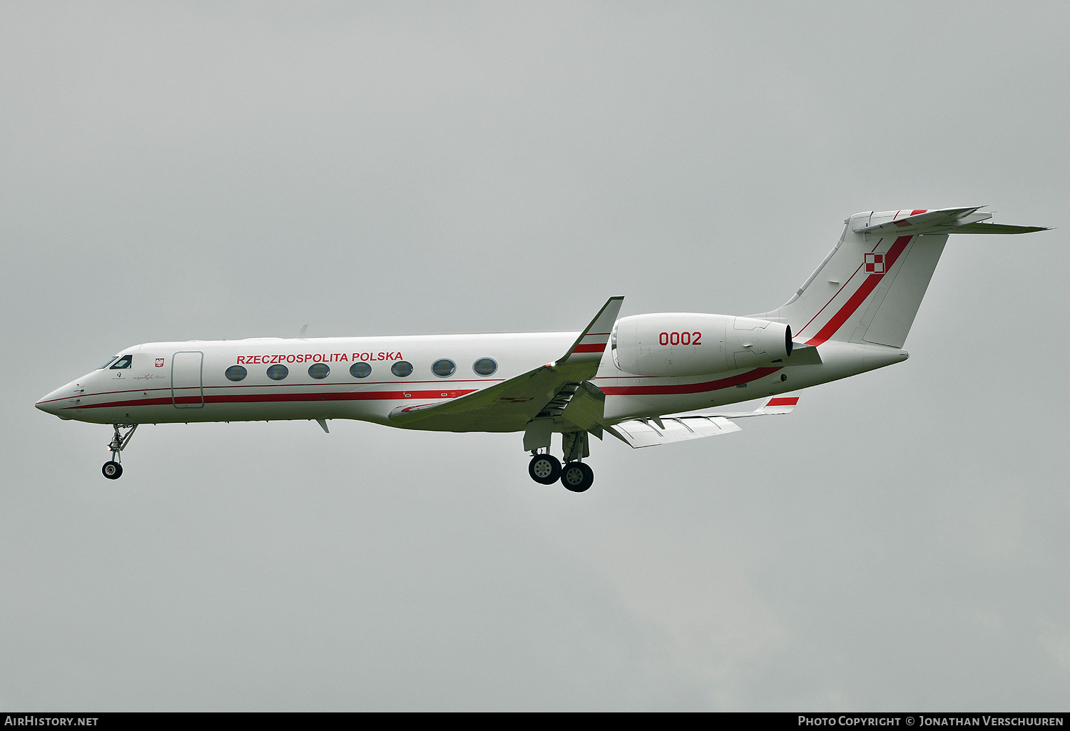 Aircraft Photo of 0002 | Gulfstream Aerospace G-V-SP Gulfstream G550 | Poland - Air Force | AirHistory.net #820666