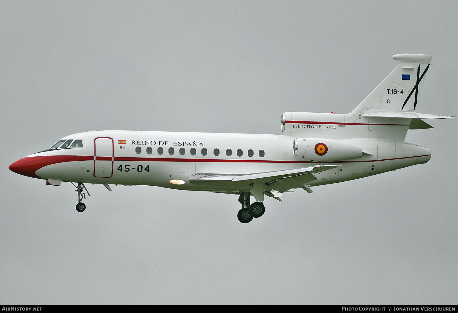 Aircraft Photo of T18-4 | Dassault Falcon 900B | Spain - Air Force | AirHistory.net #820679