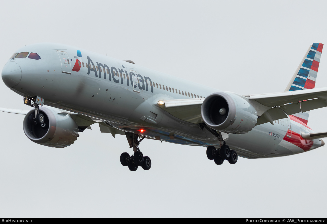 Aircraft Photo of N825AA | Boeing 787-9 Dreamliner | American Airlines | AirHistory.net #820732
