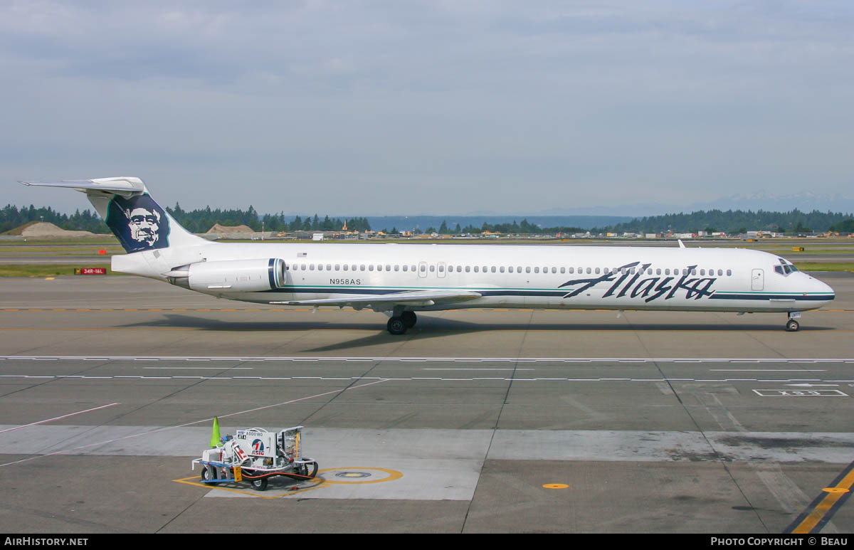 Aircraft Photo of N958AS | McDonnell Douglas MD-82 (DC-9-82) | Alaska Airlines | AirHistory.net #820743